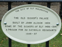 Alcock, John - Ely Old Bishops Palace